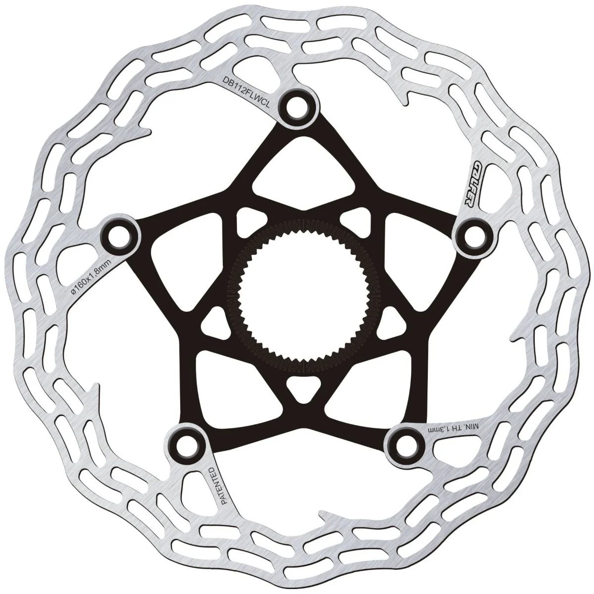 galfer-shark-brake-disc-road-centerlock-1-160mm-1928809 CENTER LOCK